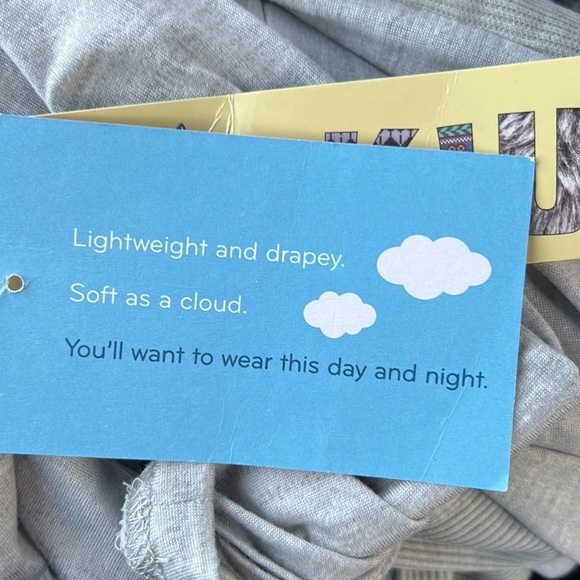 MUK LUKS Women's Cloud Knit Love to Layer Long Sleeve Open Front Cardigan 1X - Picture 7 of 15